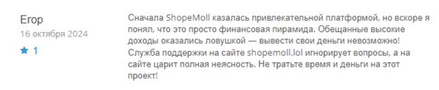 ShopeMoll заработок