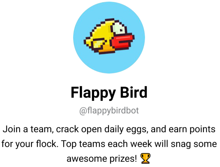 flappy bird в телеграмме