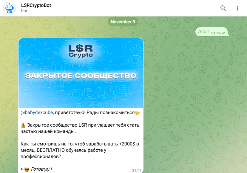 lsr crypto bot