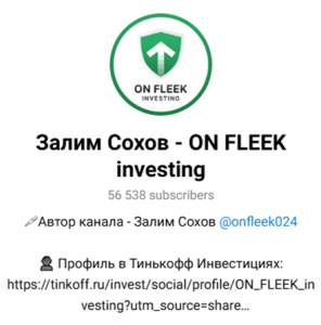 Залим Сохов — On Fleek Investing