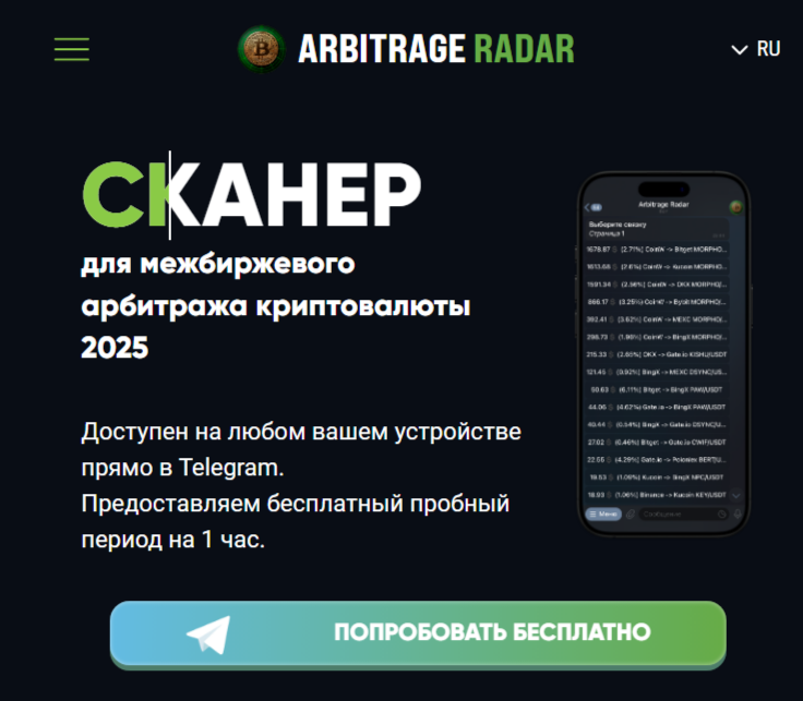 arbitrage radar